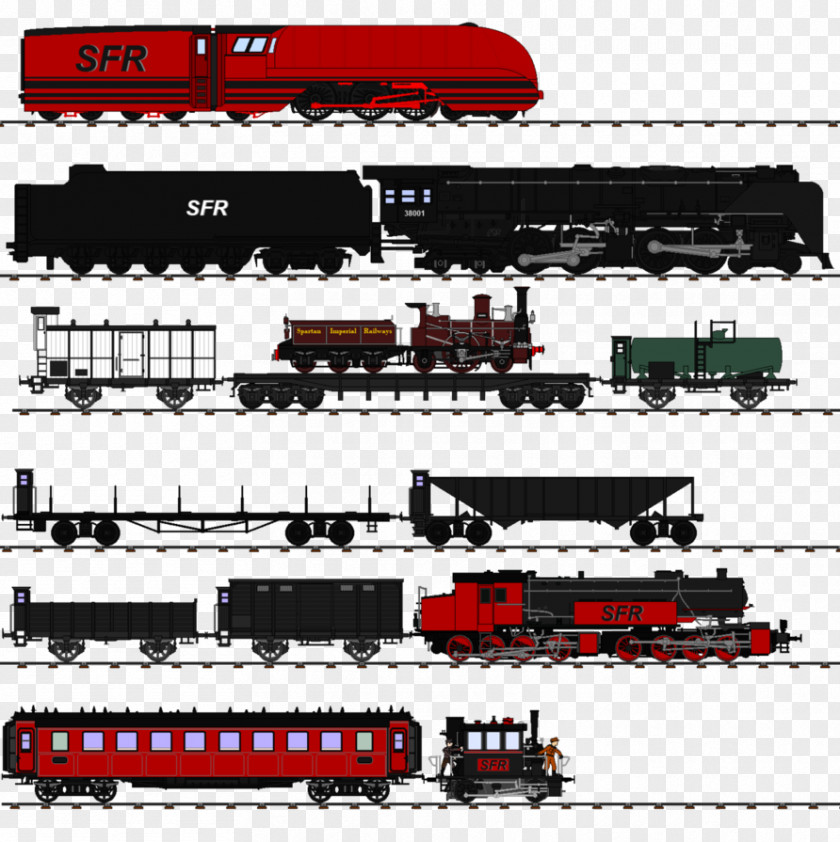 Train Railroad Car Passenger Rail Transport Rolling Stock PNG