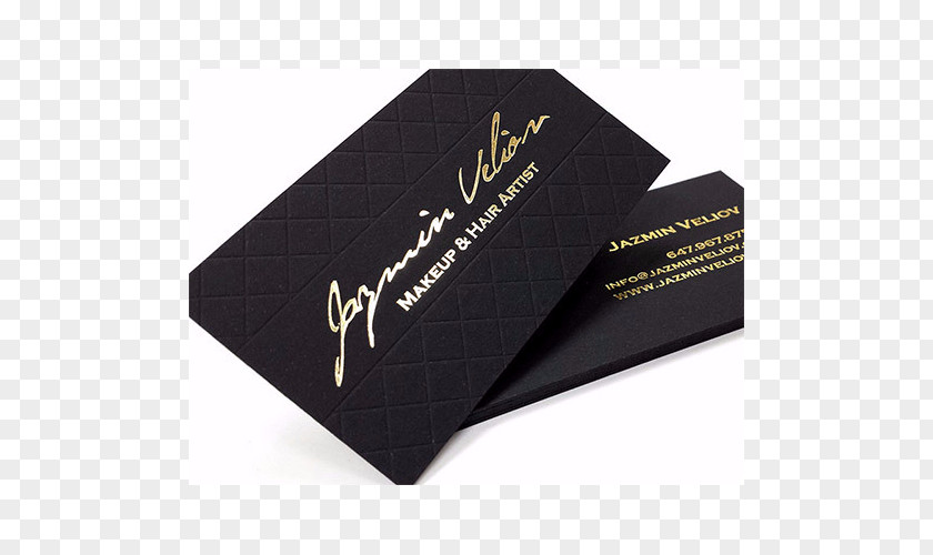 Design Business Card Paper Foil Stamping Cards Printing PNG