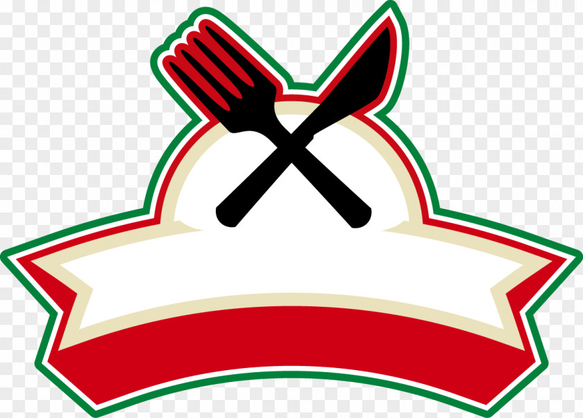 Dining Knife And Fork Cartoon Logo Pizza Napoli Cafe Fast Food Restaurant Menu PNG