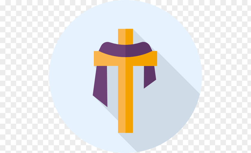 Easter Cross Logo Purple Violet Symbol PNG