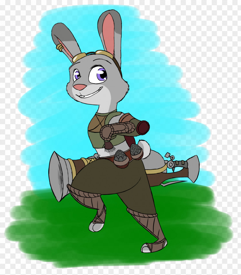 Rabbit Hare Lt. Judy Hopps Easter Bunny Drawing PNG