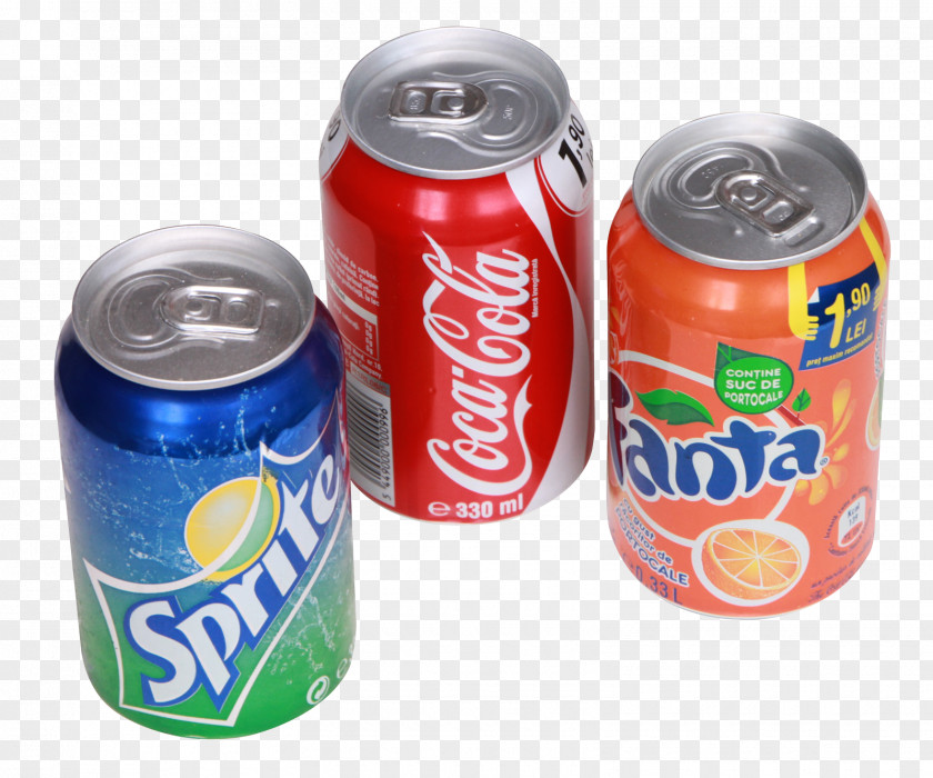 SODA Fizzy Drinks Coca-Cola Orange Fanta Sprite PNG