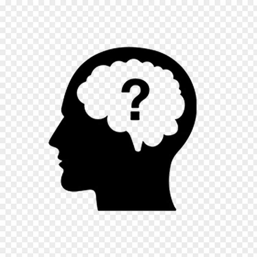 Thinking Person Thought Question Brain Icon PNG