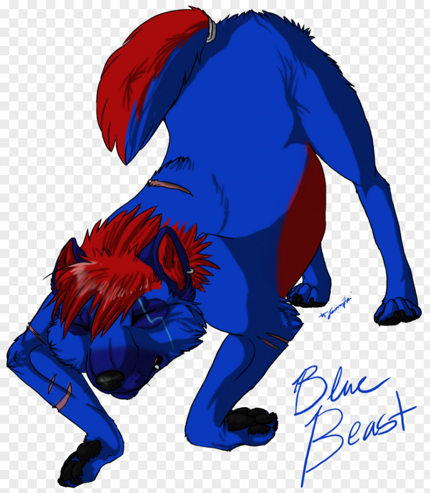 Blue Wolf Vertebrate Legendary Creature Clip Art PNG