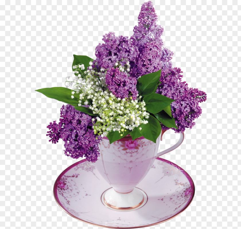 Lily Of The Valley Flower Bouquet Common Lilac Garden Roses PNG