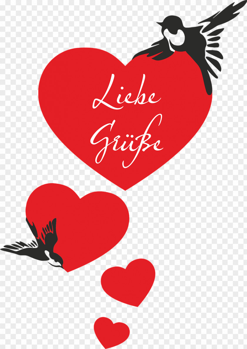 Love Birds Bird Nest Swallow Heart Valentine's Day PNG
