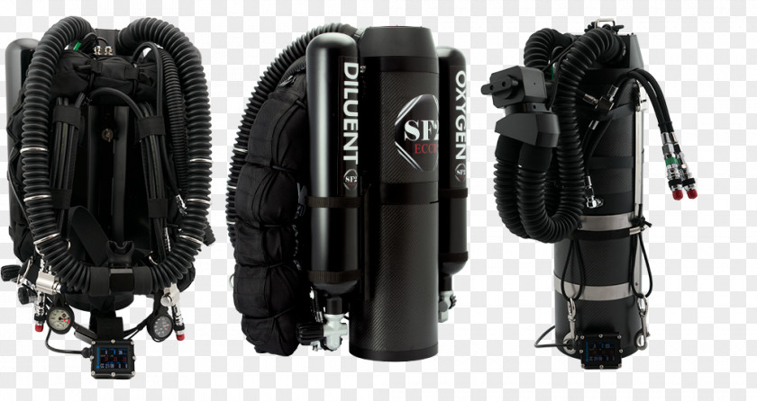 Rebreather Diving Scuba Underwater Sidemount Technical PNG