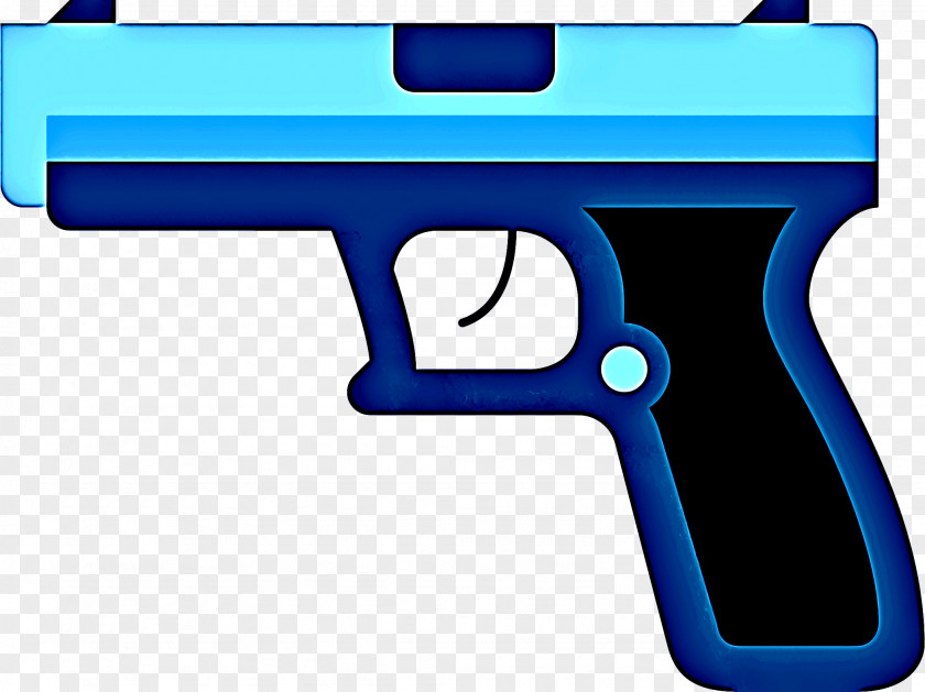 Water Gun Electric Blue Firearm Trigger Clip Art PNG
