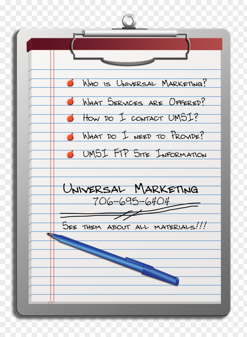 Clipboard Document Paper Handwriting PNG