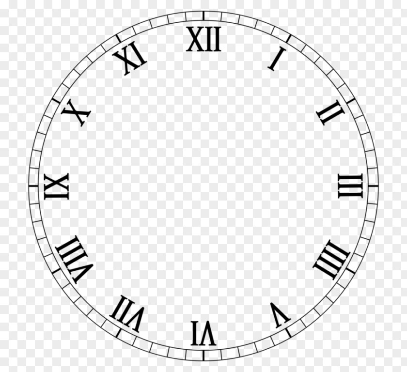 Clock Face Roman Numerals Time World PNG