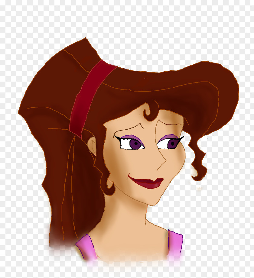 Disney Megara Nose Hat Forehead Character PNG