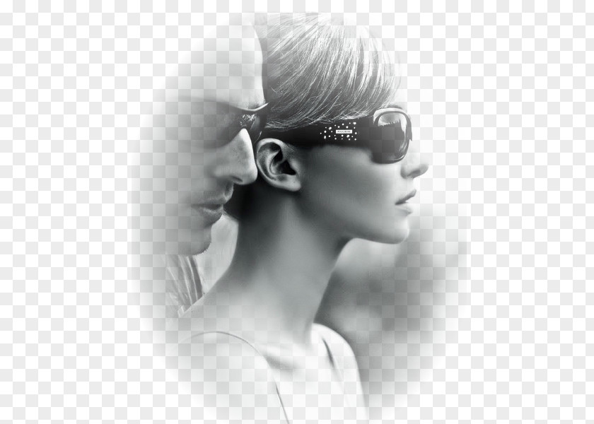 Female Male Glasses Goggles Eyebrow White Close-up PNG