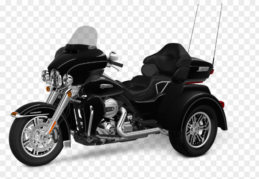Motorcycle Harley-Davidson Tri Glide Ultra Classic Trike Wheel PNG