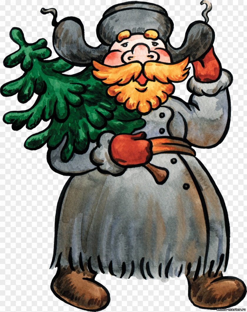 Santa Claus Christmas New Year Tree Clip Art PNG