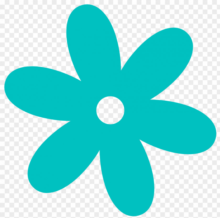 Turquoise Flower Cliparts Free Content Clip Art PNG