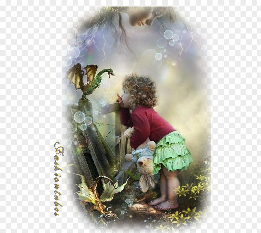Fairy Cover Art Painting Child PNG
