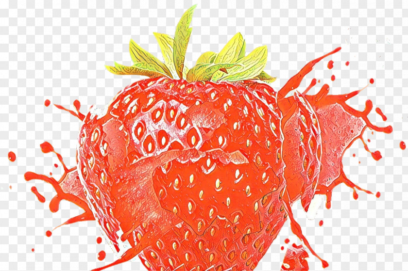 Vegetarian Food Seedless Fruit Strawberry Cartoon PNG
