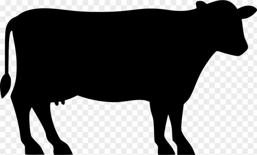 Cow Angus Cattle Beef Silhouette Clip Art PNG