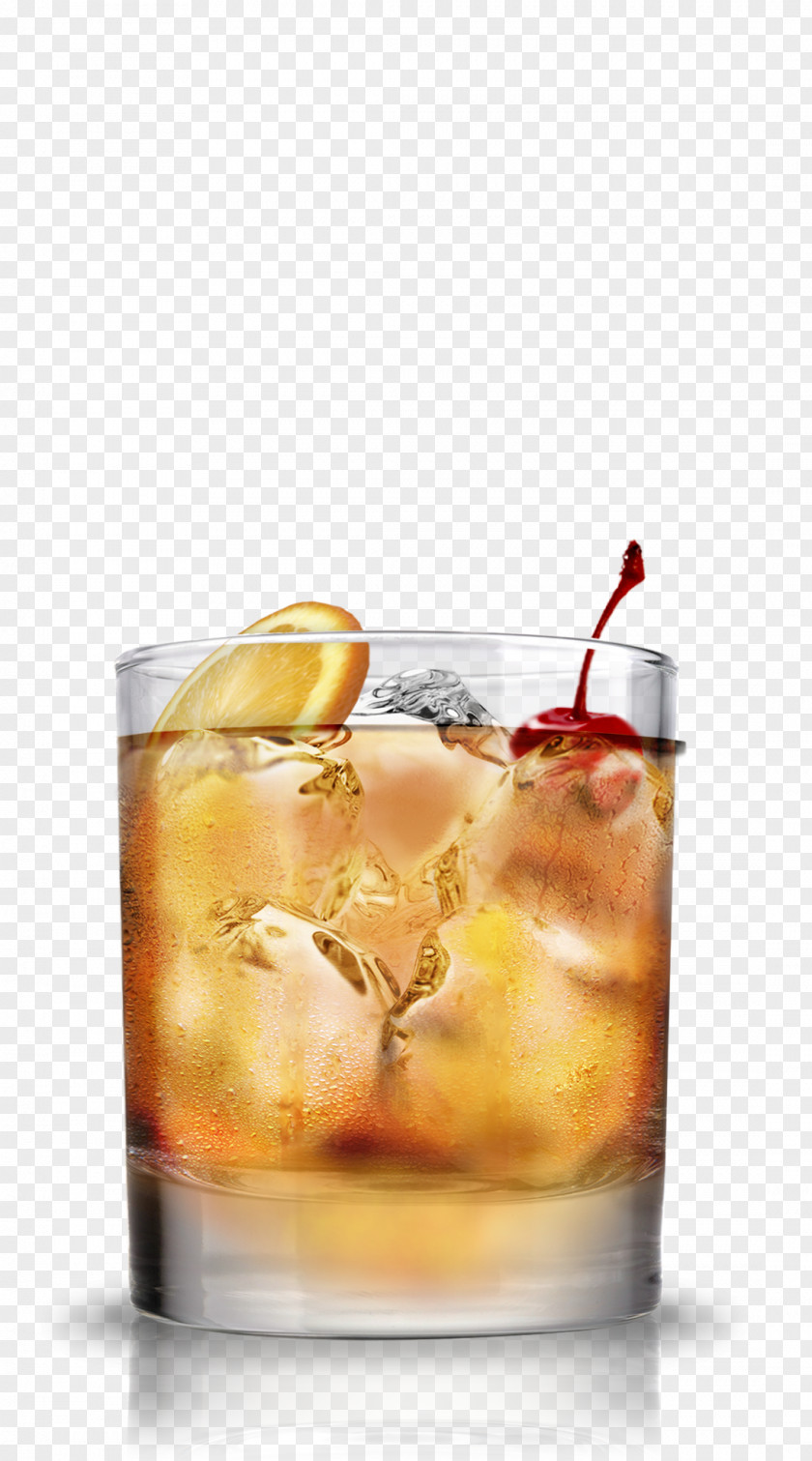 Old Fashioned Cocktail Rye Whiskey Liquor Bourbon PNG