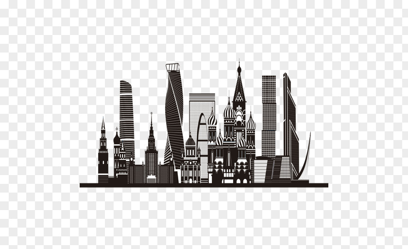 Silhouette Skyline PNG