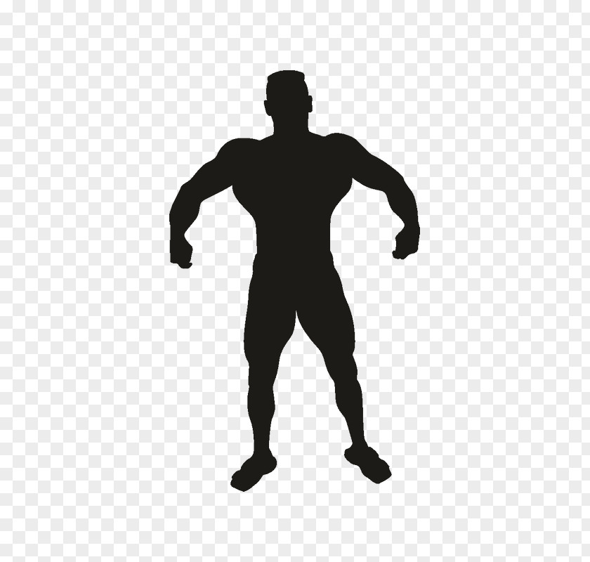 Silhouette Vitruvian Man Fitness Centre Clip Art PNG
