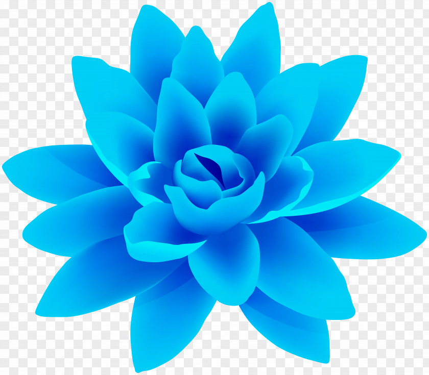 Blue Flower Gallery Yopriceville Clip Art Floral Design PNG