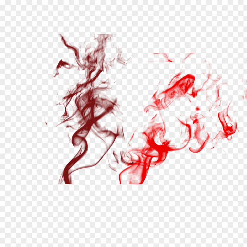 Haze Red PNG Red, Color hot air smoke material clipart PNG