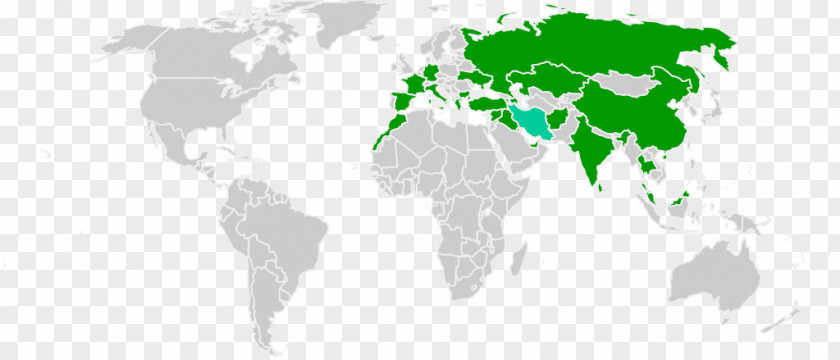 Mahan Air World Map Robinson Projection Scale PNG