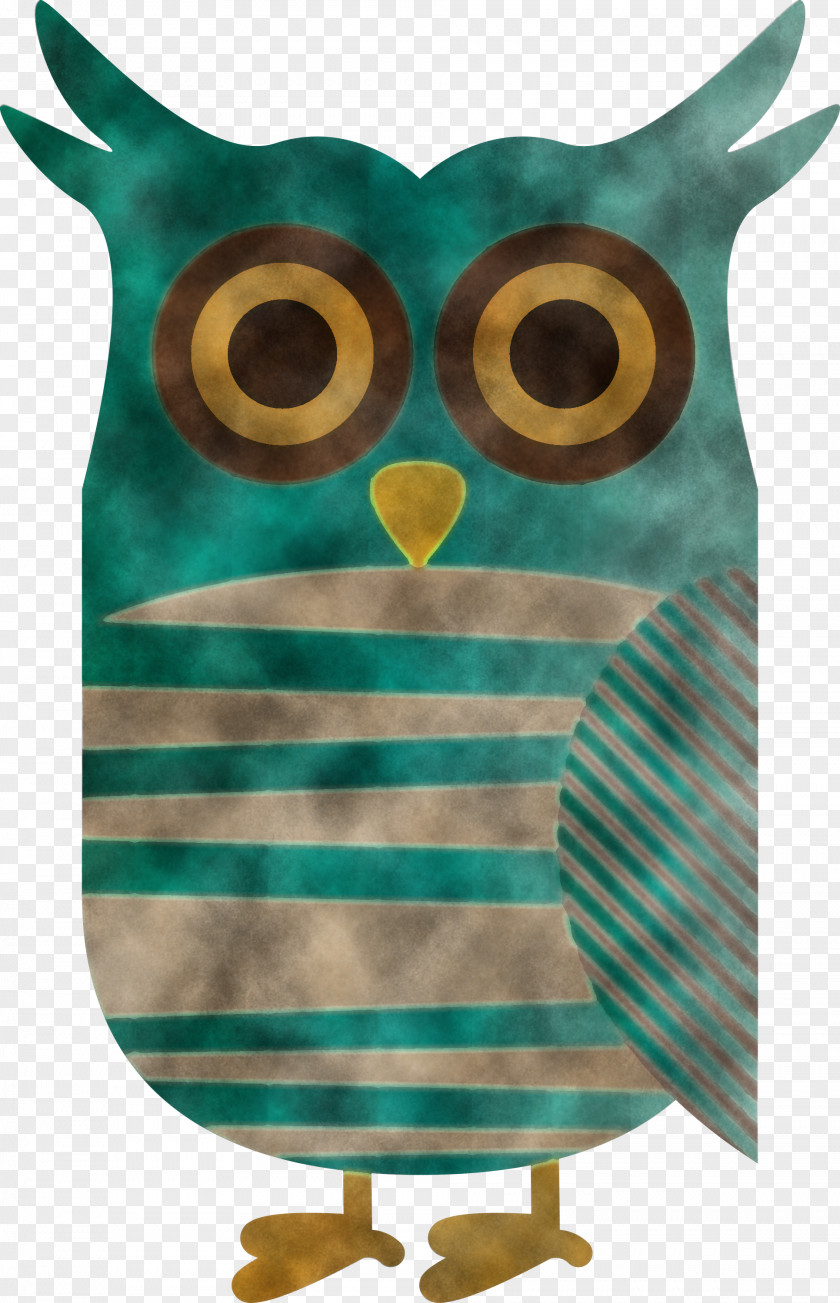 Owl M Teal Beak PNG