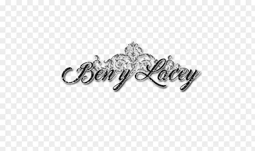 Silver Body Jewellery Ballroom Font PNG