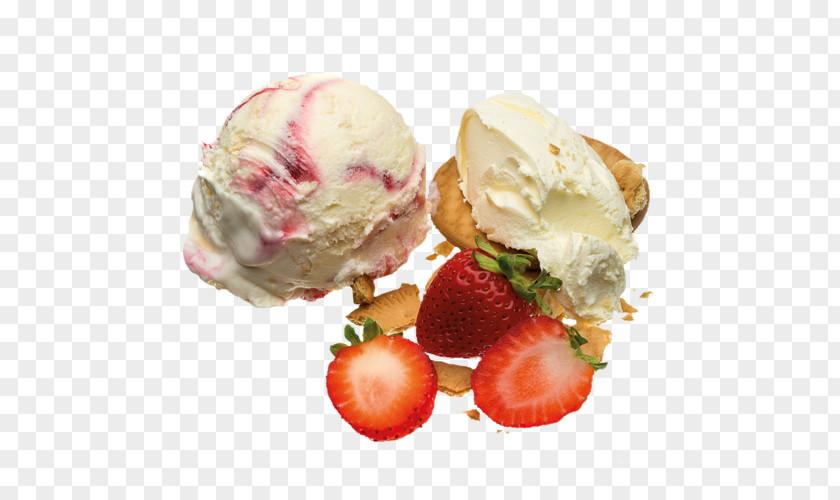 Strawberry Cheesecake Gelato Sundae Frozen Yogurt Ice Cream PNG