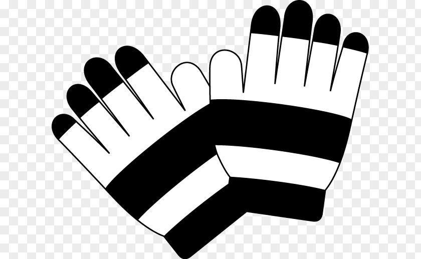 D Day Glove Black And White Finger Clip Art PNG