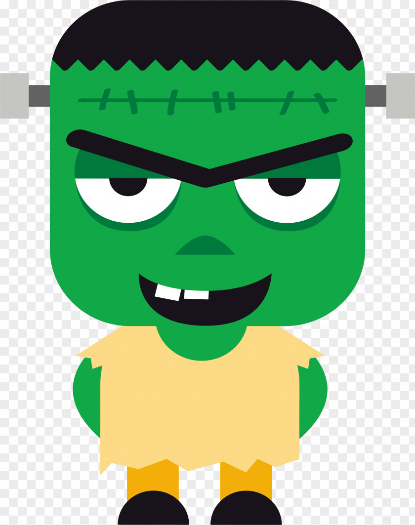 Green Evil Monster Clip Art PNG
