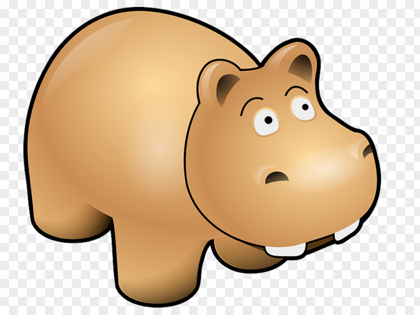 نور Hippopotamus Cartoon The Hippo Clip Art PNG