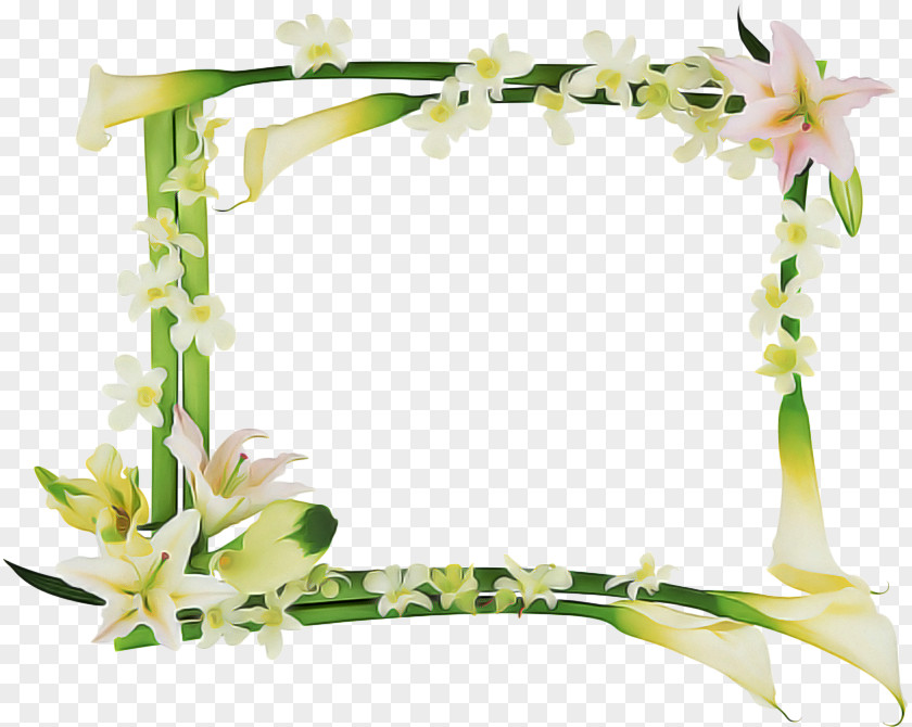 Interior Design Cut Flowers Picture Frame PNG