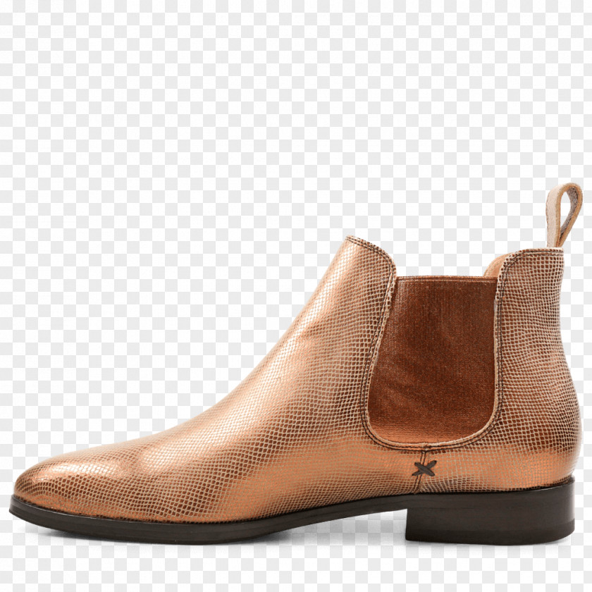 Metallic Copper Leather Shoe Boot PNG