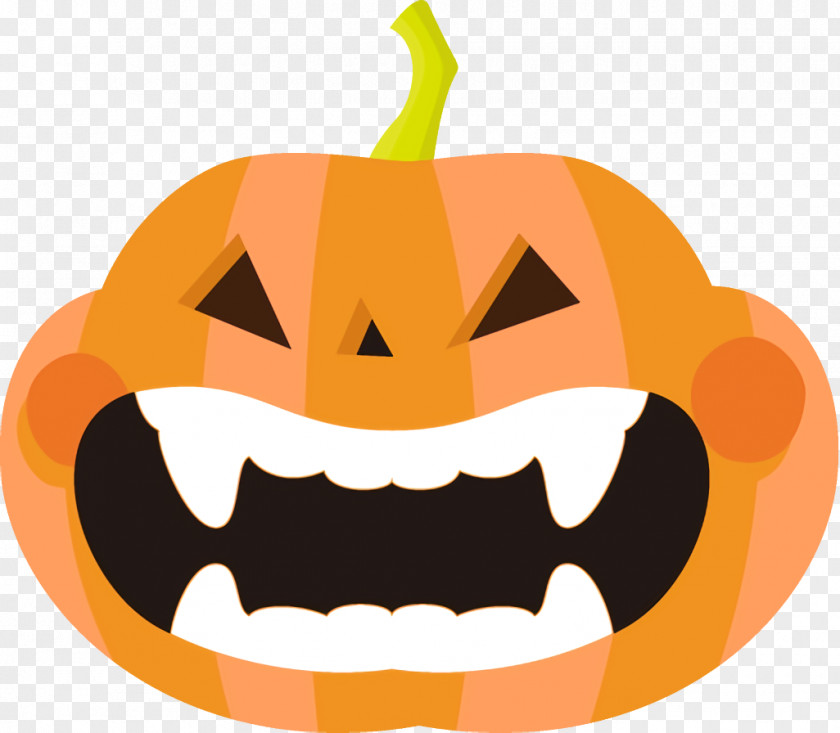 Plant Food Jack-o-Lantern Halloween Carved Pumpkin PNG