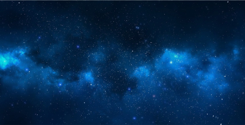 Space Desktop Wallpaper Blue Nebula PNG
