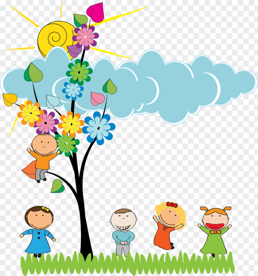 Vector Lovely Children Child Cartoon Comics Illustration PNG