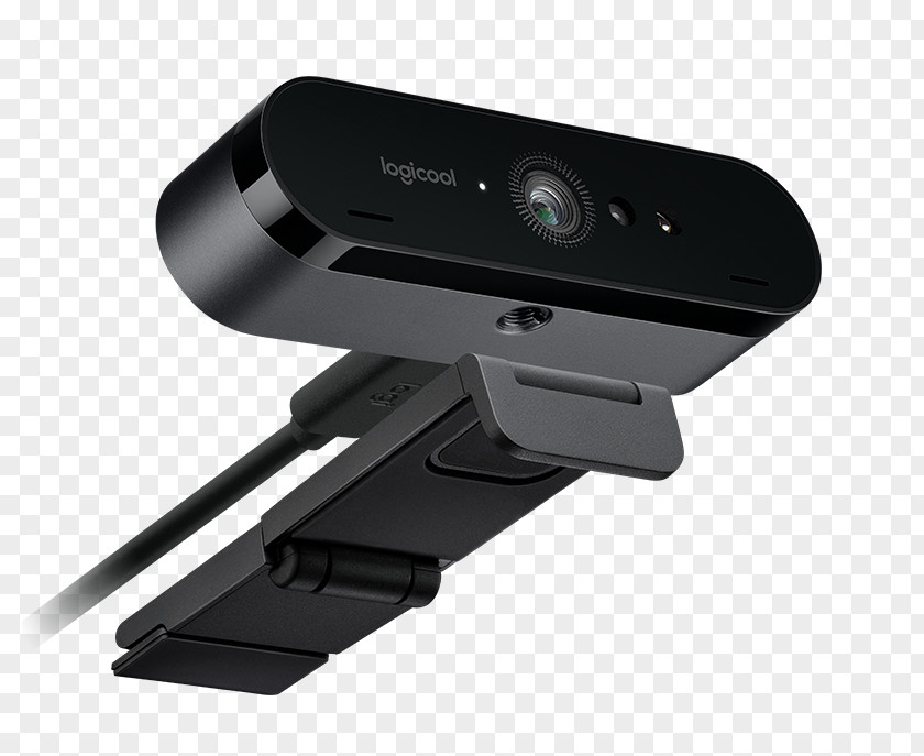 Webcam HD 4096 X 2160 Pix Logitech BRIO Stand Ultra-high-definition Television 4K Resolution PNG