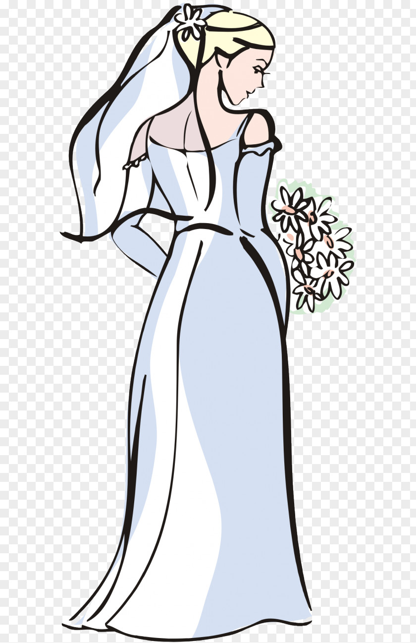 Bride Clip Art Bridegroom Drawing PNG