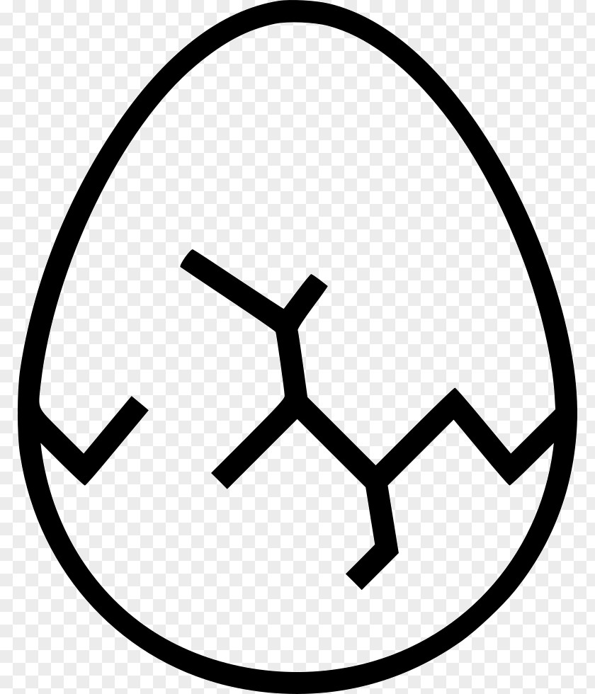 Cracked Vector Egg Clip Art PNG