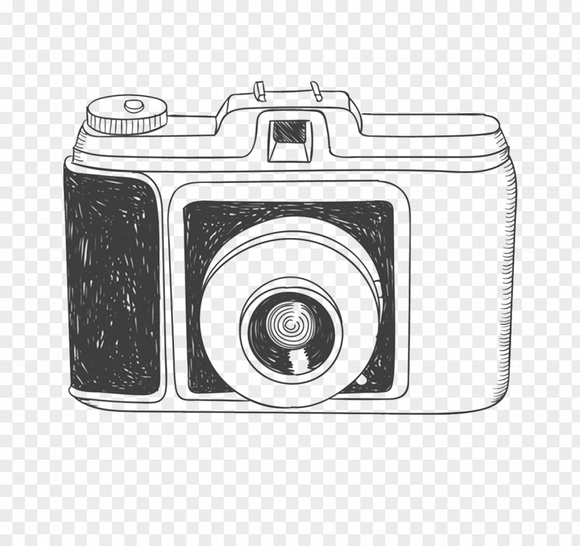 Hand Drawn Camera Drawing Photography PNG