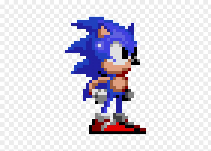Knuckles Sonic Mania Pixel Art Image Drawing PNG