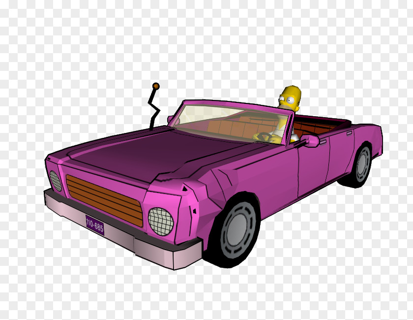 Muscle Car Convertible Classic Background PNG