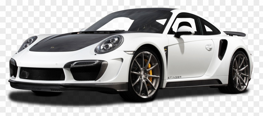 White Porsche 991 Turbo Car 2015 911 S 930 Nissan GT-R PNG