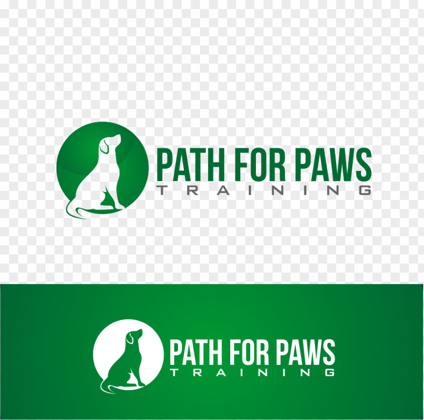 A Playful Dog Logo Brand Art PNG