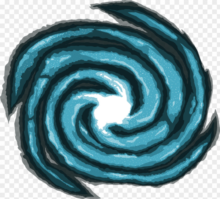Circle Spiral Turquoise PNG