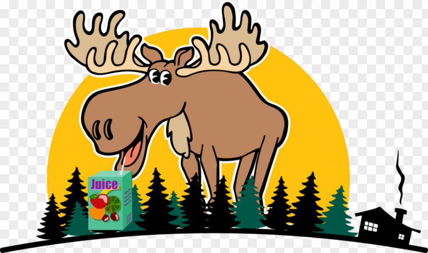 Deer Moose White-tailed Reindeer Clip Art PNG