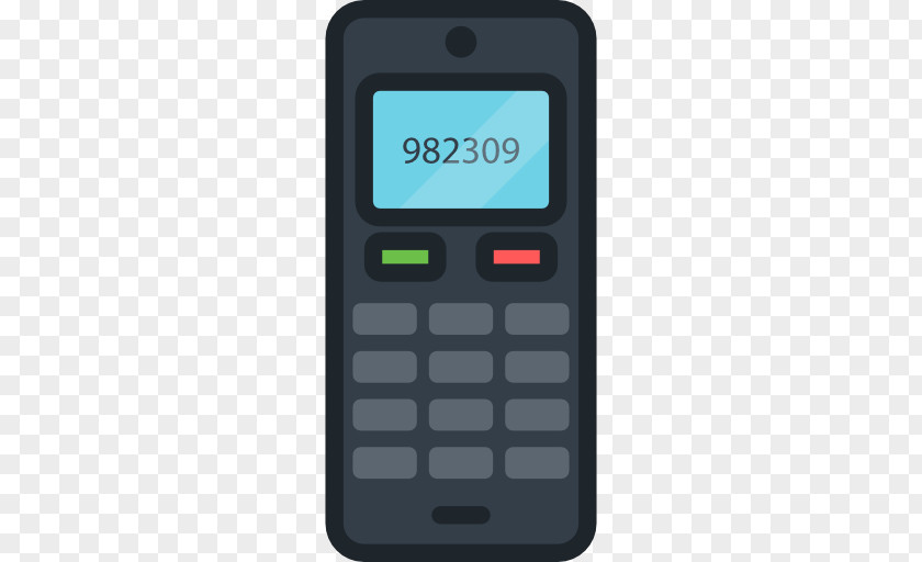 Grey Phone Feature Telephone Icon PNG